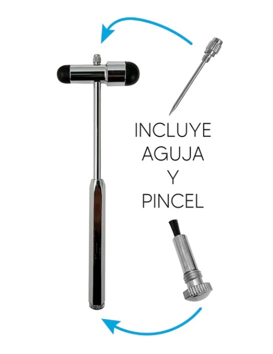 MARTILLO DE REFLEJOS BUCK CROMADO 1-350