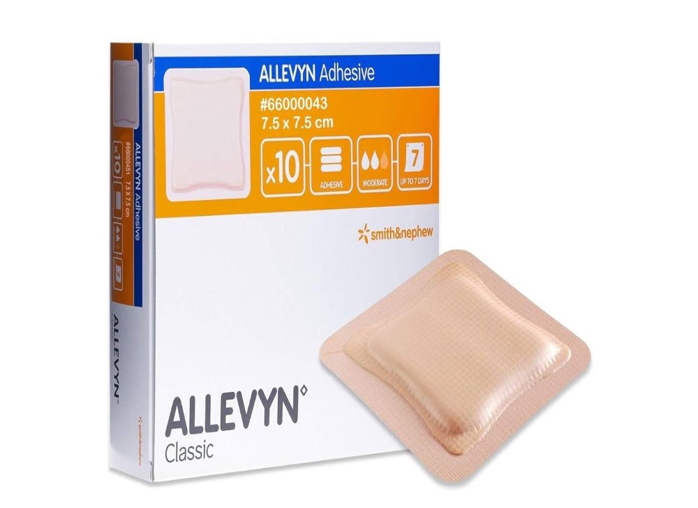 APOSITO ALLEVYN ADH 6600043 HIDROCELULAR 7.5 X7.5 CM.