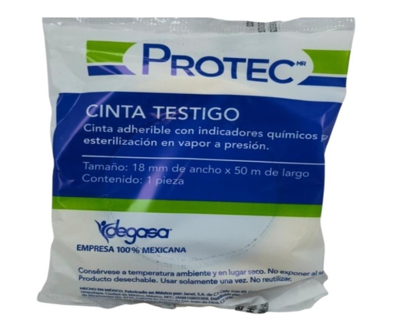 CINTA TESTIGO 0511010 18X50 PARA ESTERILIZACIÓN A VAPOR (AUTOCLAVE)