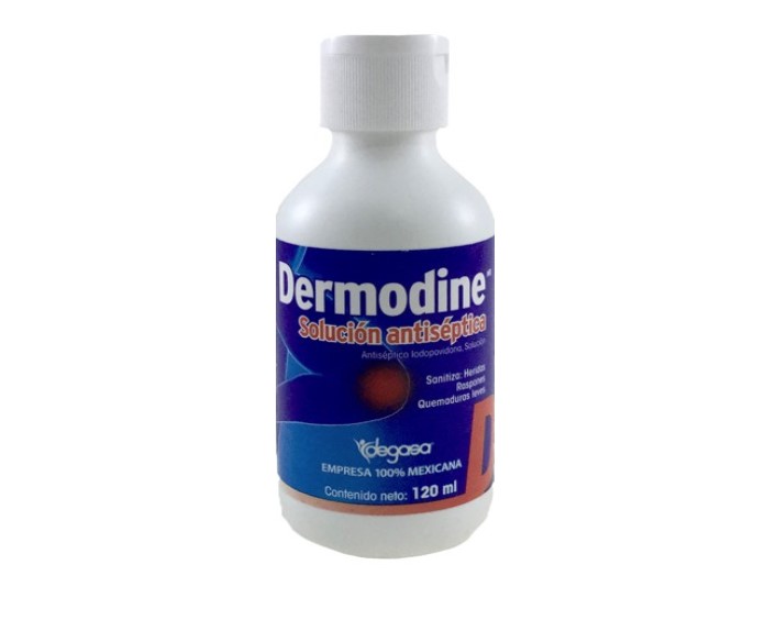 DERMODINE SOLUCION 120 ML. 0331000