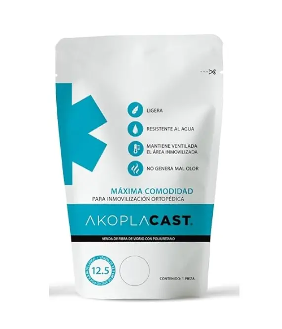 VENDA FIBRA DE VIDRIO AKOPLACAST 12 CM BLANCA