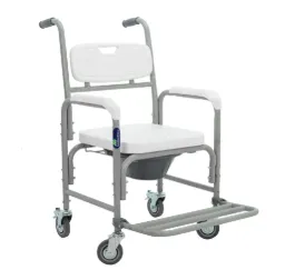SILLA COMODO Z-OR254C64 BLANCO 4 RUEDA RESPALDO Y ASIENTO