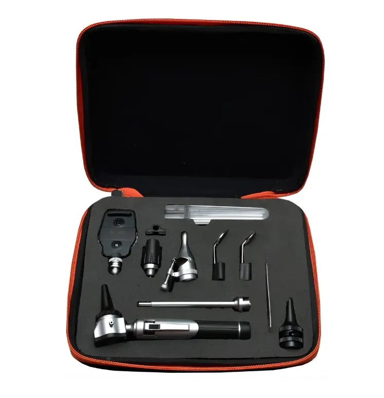 ESTUCHE GMED-408 NEGRO UN MANGO DOS CABEZALES FIBRA OPTICA COMPLETO