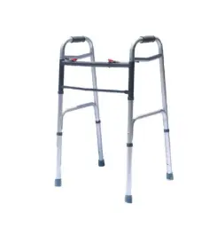 ANDADERA COMPANION M340-005 PLEGADO EN BOTON ROJO DE ALUMINIO