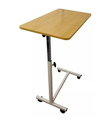 MESA PARA ALIMENTOS M260-052 COLOR ROBLE DE ACERO ESMALTADO ALTURA AJUSTABLE 