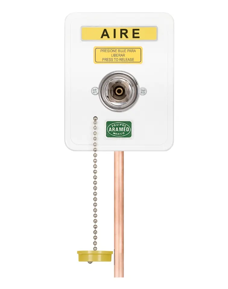 TOMA DE PARED OXIGENO 982201 ARAMED N.F.P.A.