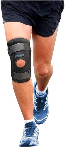 [000410] RODILLERA MEDWAY AJUSTABLE MED ROTULA Y DOBLE VARILLA FLEXIBLE CERRADA QUITAR