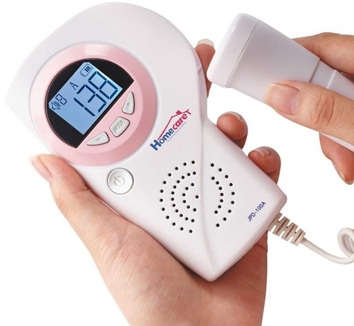 [002120] DOPPLER FETAL JPD-100A PANTALLA LCD BLANCA 3.0 MHZ.