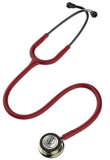 [002177] ESTETO LITTMANN 5864 CLASSIC III VINO TERMINADO CHAMPAÑA
