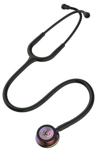 [002181] ESTETO LITTMANN 5870 CLASSIC III NEGRO ACABADO ARCOIRIS