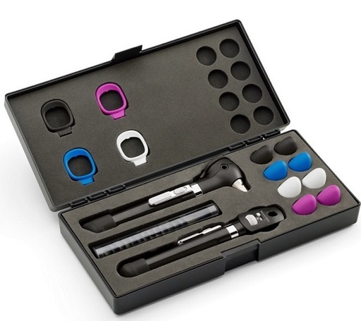 [002267] ESTUCHE WA92880BLK LED PLUS 6 NEG. WELCH ALLYN