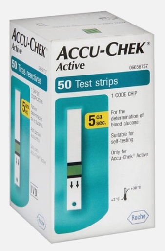 [002455] TIRAS ACCU CHECK ACTIVE 50 PZS.