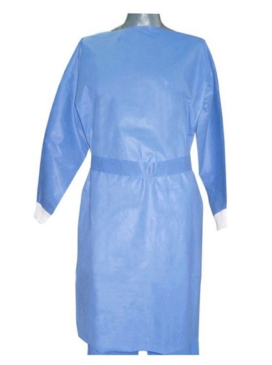 [006005] BATA DESECHABLE SMS PARA CIRUJANO PQTE. CON 10 PZS. CON PUÑO