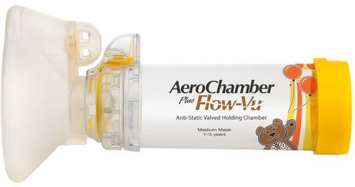 [008003] AEROCHAMBER PLUS INFANTIL AMARILLO FLOW-VU