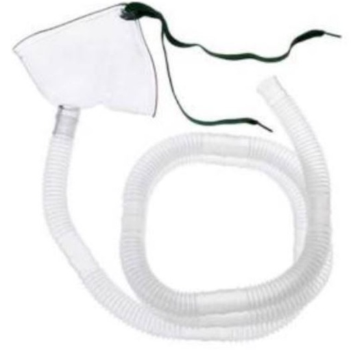 [008206] NEBULIZADOR KIT DE ALTO VOLUMEN 500 ML TIENDA FACIAL ADU. TUBO CORRUGADO 1112-6-50