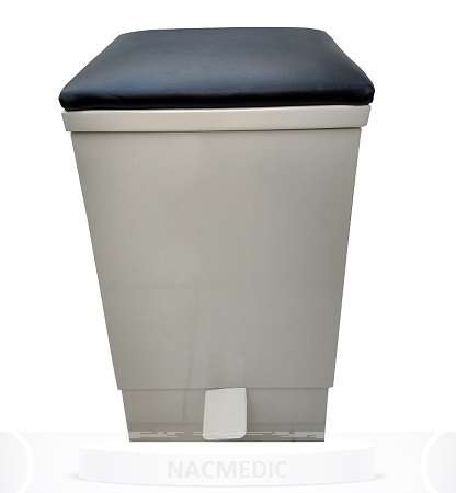 [010005] BANCO PAPELERO BLANCO TAPIZADO