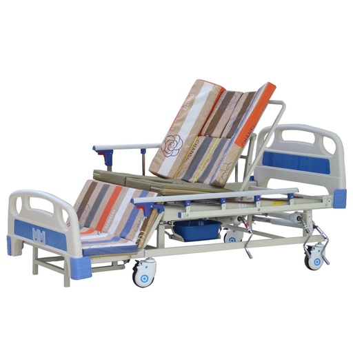 [010031] CAMA MANUAL CON COLCHÓN BYG-A31 TIPO REPOSET CON CÓMODO 3 POSICIONES