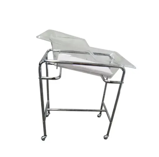 [010073] CUNA CARRO BACINETE ACRILICO CROMADO