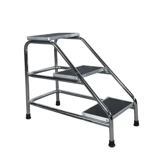 [010081] ESCALERILLA CROMADA 3 PELDAÑOS