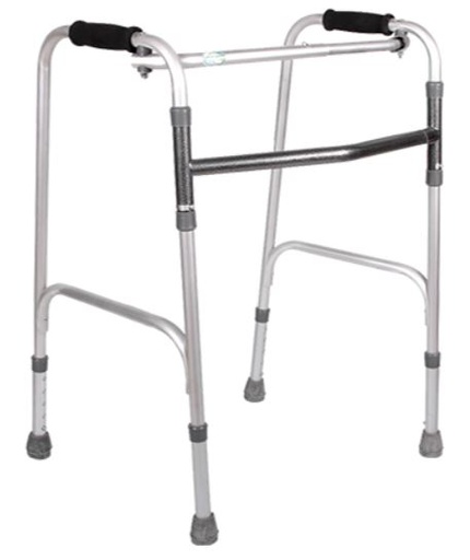 [012023] ANDADERA INDUSTRIAL R100004 RECÍPROCA GRIS DE ALUMINIO