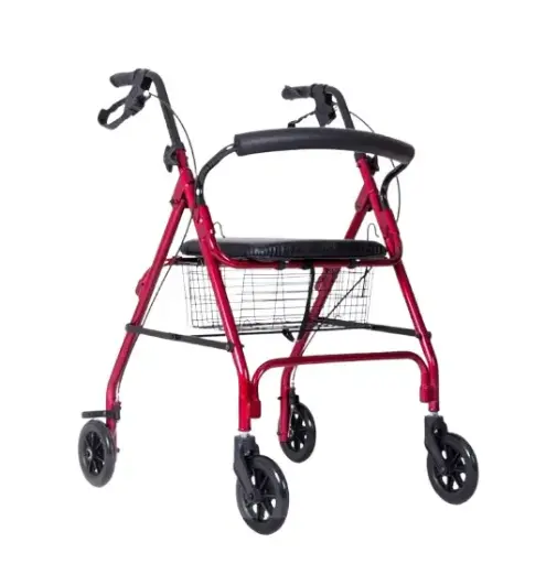 [012039] ANDADERA ROLLATOR COMPANION M340-012 VINO CON BOLSA