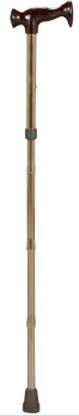 [012120] BASTON MOBICARE BRONCE ECL081B PLEGABLE DE ALUMINIO