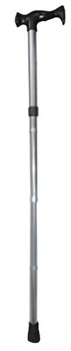[012123] BASTON MOBICARE NEGRO ECL081BK PLEGABLE DE ALUMINIO