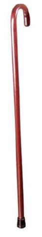 [012171] BASTON MADERA MGO.CURVO CAOBA 5182A
