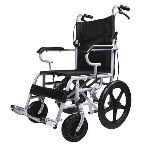 [012353] SILLA DE TRASLADO MEDICAL 16" ST16DSFAMS DE ACERO VARIOS COLORES DOBLE CRUCETA