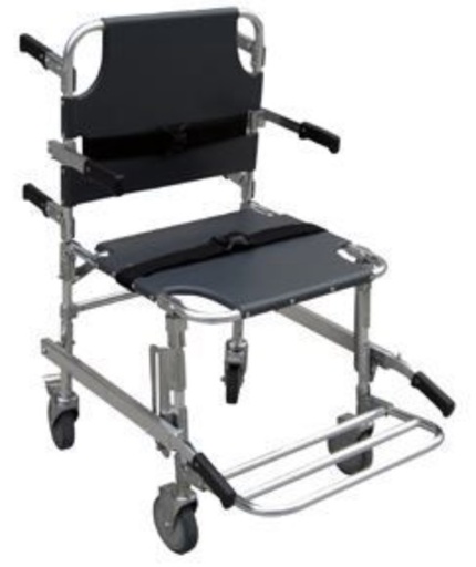 [012384] SILLA DE EMERGENCIA XIE-YXH-5C CON DESCANSABRAZOS-DESCANSAPIES PARA ESCALERA DE ALUMINIO SOPORTA 159