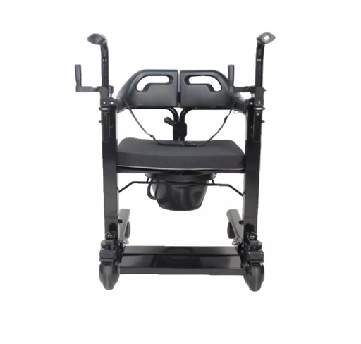 [012425] SILLA DE TRANSFERENCIA BLACK CME-077600 PARA PACIENTES SPECIAL 20 DE ACERO CROMADO