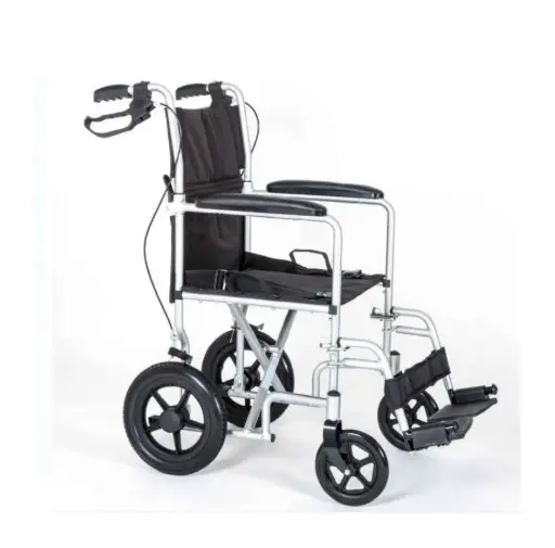 [012493] SILLA DE TRASLADO COMPANION 18 M300-055 PLATA DE ALUMINIO