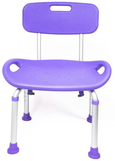 [012527] SILLA DUCHA COMPANION M350-013 UVA CON RESPALDO