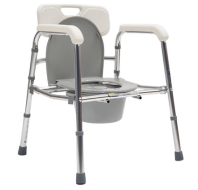 [012605] COMODO R211202 DE ACERO CROMADO CON RUEDAS PLEGABLE