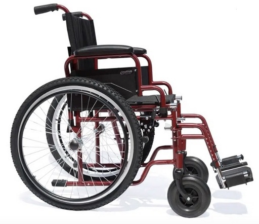[012613] SILLA DE RUEDAS COMPANION M300-142 TT 18" AZUL CON DESCANSAPIES