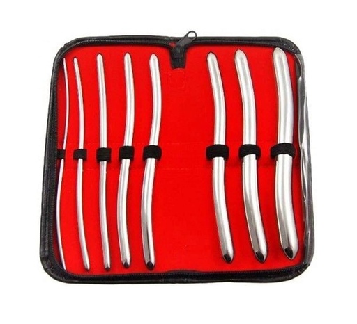 [020011] DILATADOR UTERINO 8 PZS. ACERO INOXIDABLE ECONOMICO