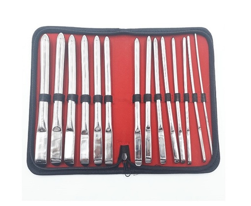 [020012] DILATADOR UTERINO HEGAR 14 PZS.HP 7E-A DE ACERO INOXIDABLE