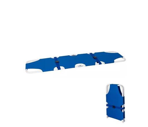[022010] CAMILLA XIE-YXH-1B1 PLEGABLE AZUL DE ALUMINIO 2 CINTURONES RESITENTE AL AGUA SOPORTA 159KG. 185X50X3