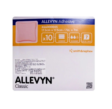 [024014] APOSITO ALLEVYN ADH 6600045 HIDROCELULAR 17.5 X17.5 CM.