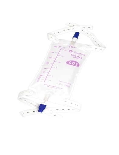 [024110] BOLSA REC.ORINA GCT-GCU230103 PARA PIERNA 600 ML