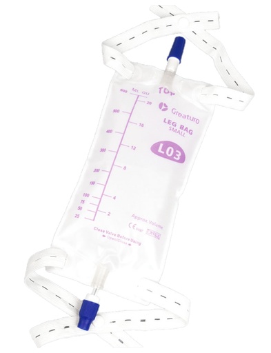 [024113] BOLSA REC.ORINA GTC-GCU230104 PIERNA 800 ML.