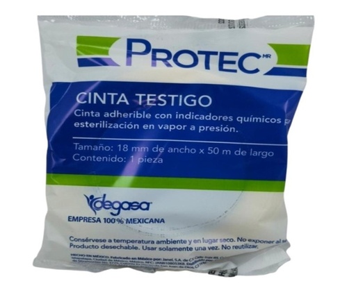 [024120] CINTA TESTIGO 0511010 18X50 PARA ESTERILIZACIÓN A VAPOR (AUTOCLAVE)