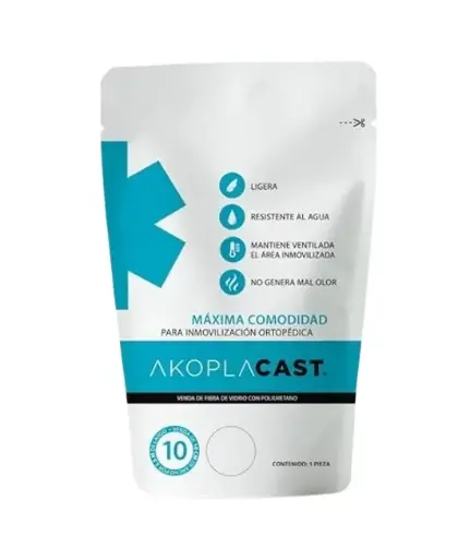 [024329] VENDA FIBRA DE VIDRIO AKOPLACAST 10 CM BLANCA