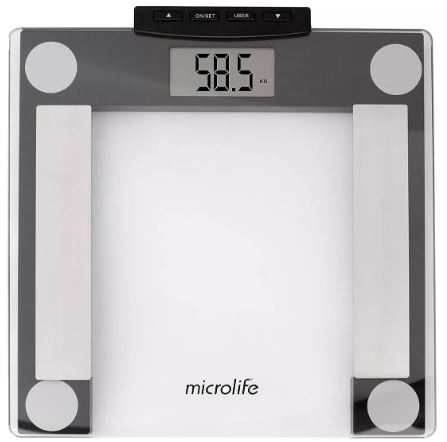 [026016] BASCULA DIG. MICROLIFE WS90 MIDE PESO, GRASA, AGUA, MASA CORPORAL, MASA OSEA, INDICE METABOLICO BASA