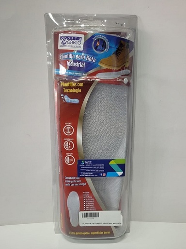 [028256] PLANTILLA ORTOGARLO INDUSTRIAL RECORTABLE CABALLERO OT312