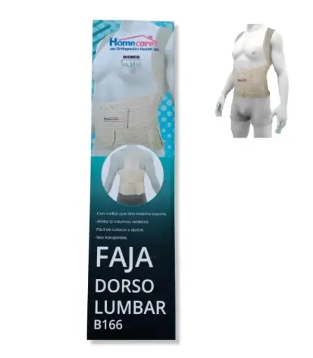 [028410] FAJA DORSO HOMECARE B166 XL LARGA