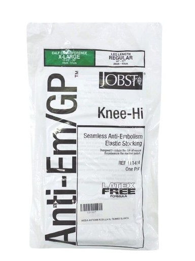 [030327] MEDIA ANTIEMB RODILLA XL 7928800 BLANCA