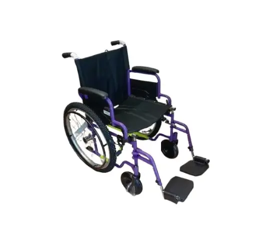 [012672] SILLA DE RUEDAS COMPANION M300-143 TT 18" MORADA CON DESCANSAPIES