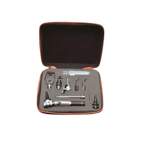 [002468] ESTUCHE GMED-408 GRIS UN MANGO DOS CABEZALES FIBRA OPTICA COMPLETO