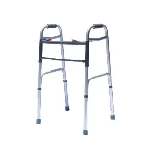 [012586] ANDADERA COMPANION M340-005 PLEGADO EN BOTON ROJO DE ALUMINIO